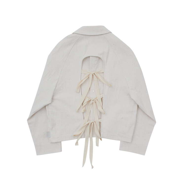 THREE TIES WORK SHORT JACKET-EC