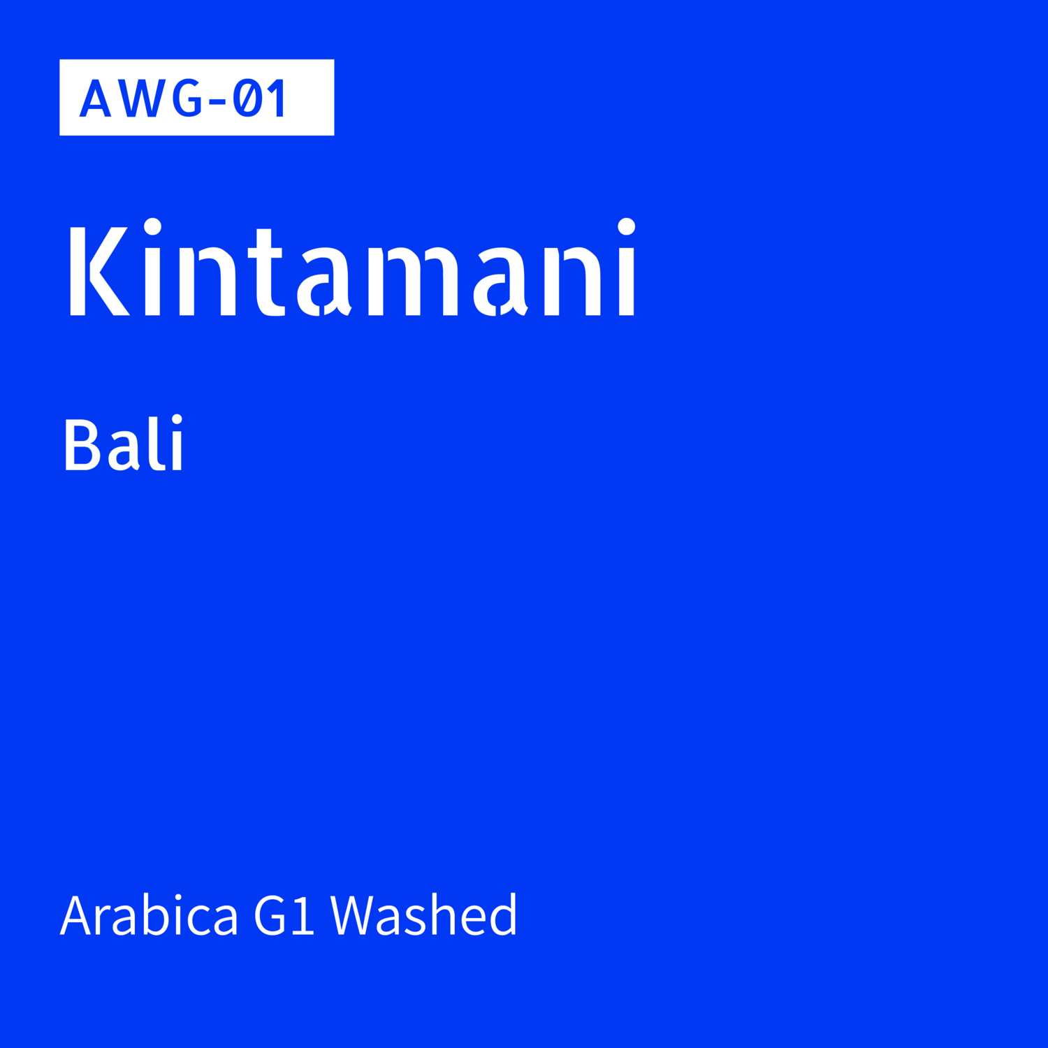 AWG-01 / 다수 품종 혼합 / Washed