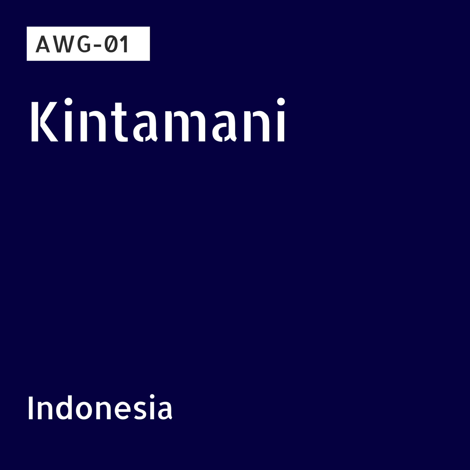 AWG-01 / 다수 품종 혼합 / Washed