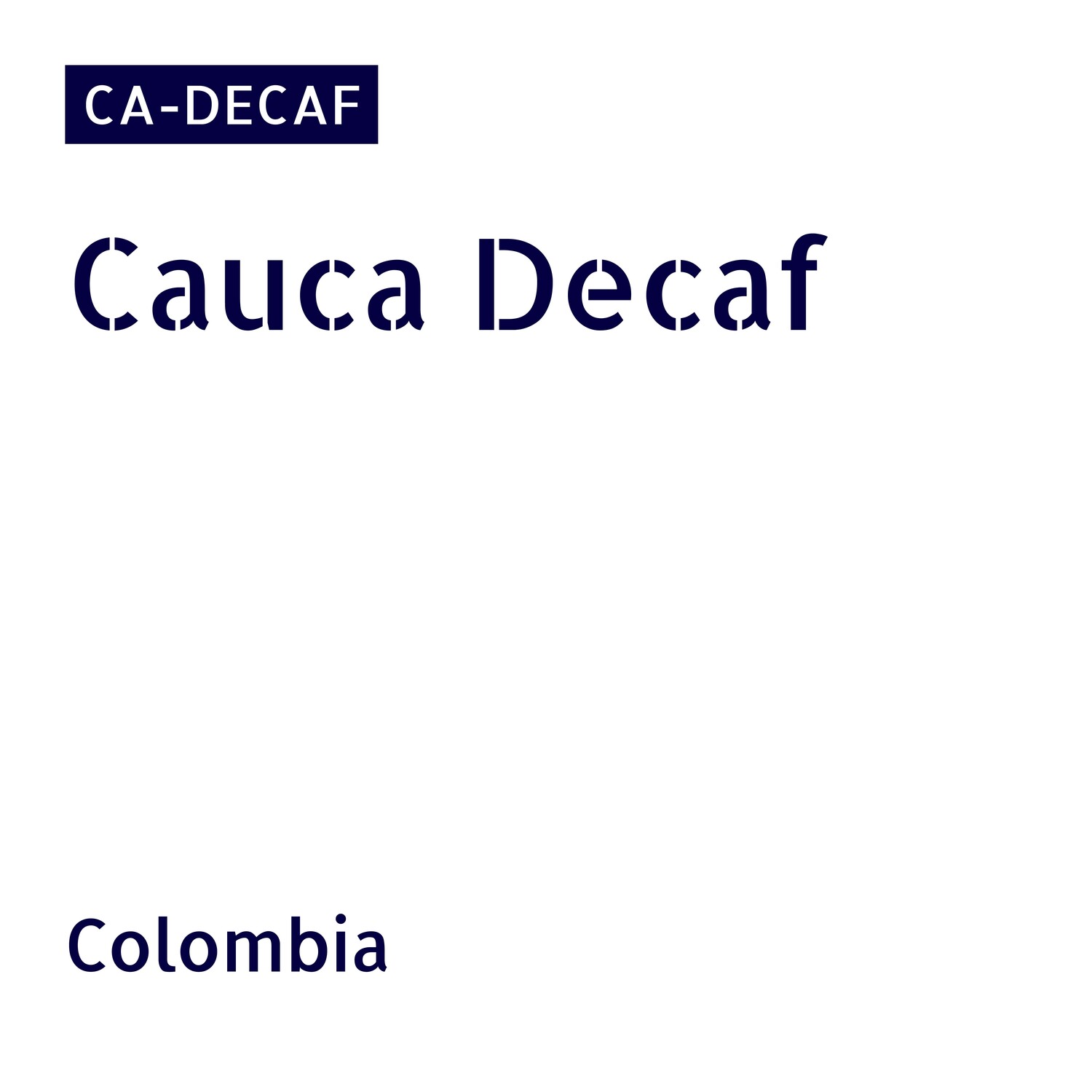 CAdecaf / 다수 품종 혼합 / Decaffeinated
