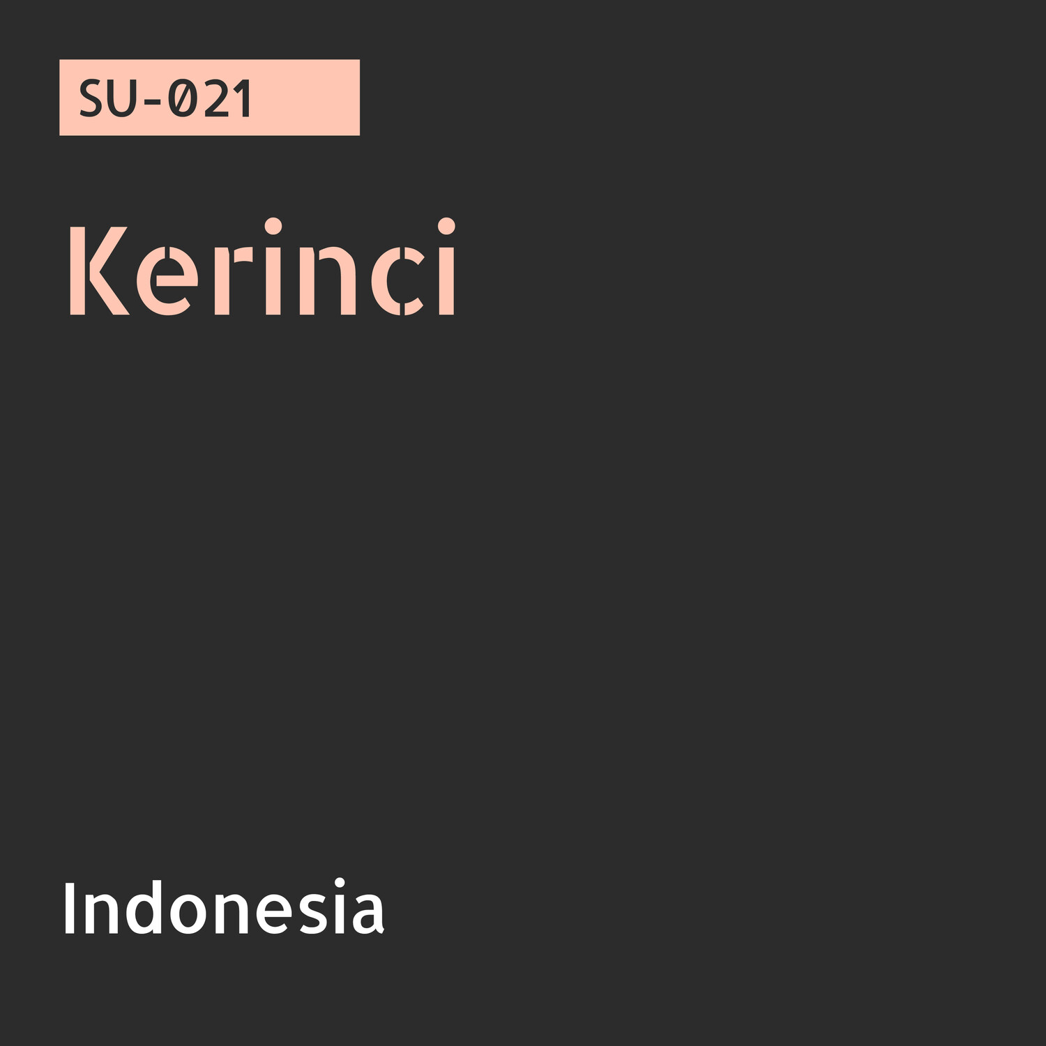SU-021 / Andungsari, Sigararutang / Anaerobic Honey