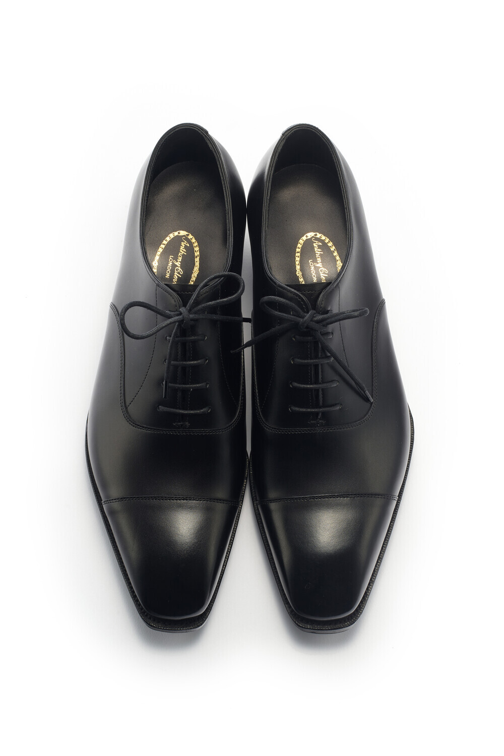 Anthony Cleverley Bodie Cap-Toe Leather Oxford Shoes