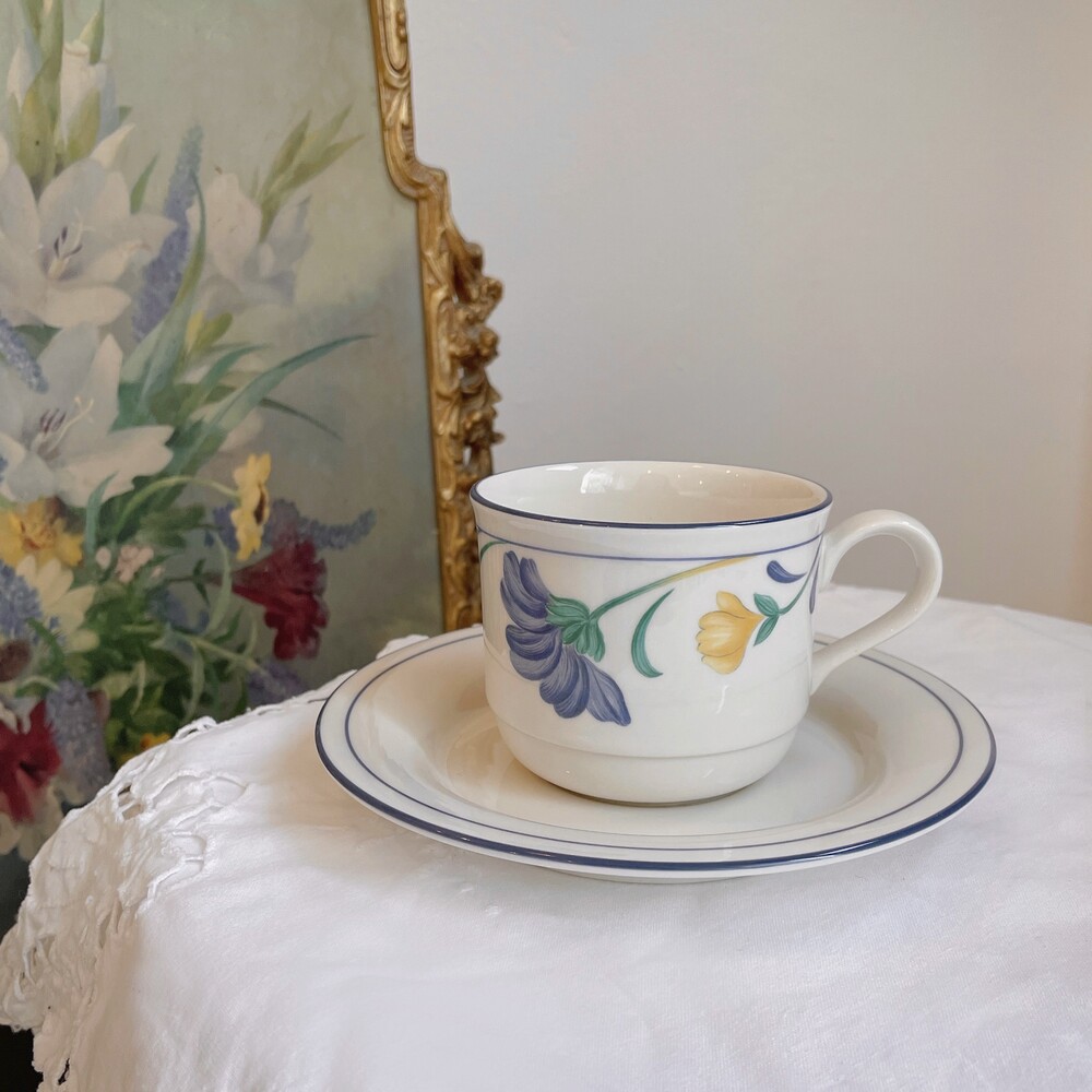 vintage Lenox coffee cup saucer set (2 colors)