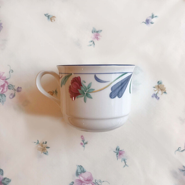 vintage Lenox coffee cup saucer set (2 colors)