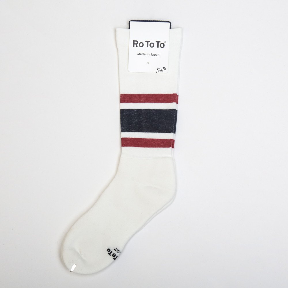 RoToTo Daily Compression Socks 'Old School Stripe'