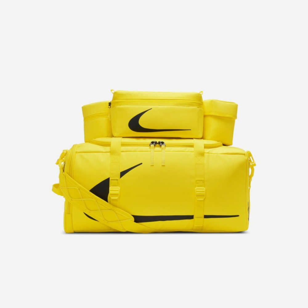 나이키 X 오프화이트 더플백 옐로우 NIKE OffWhite Duffle Bag Yellow