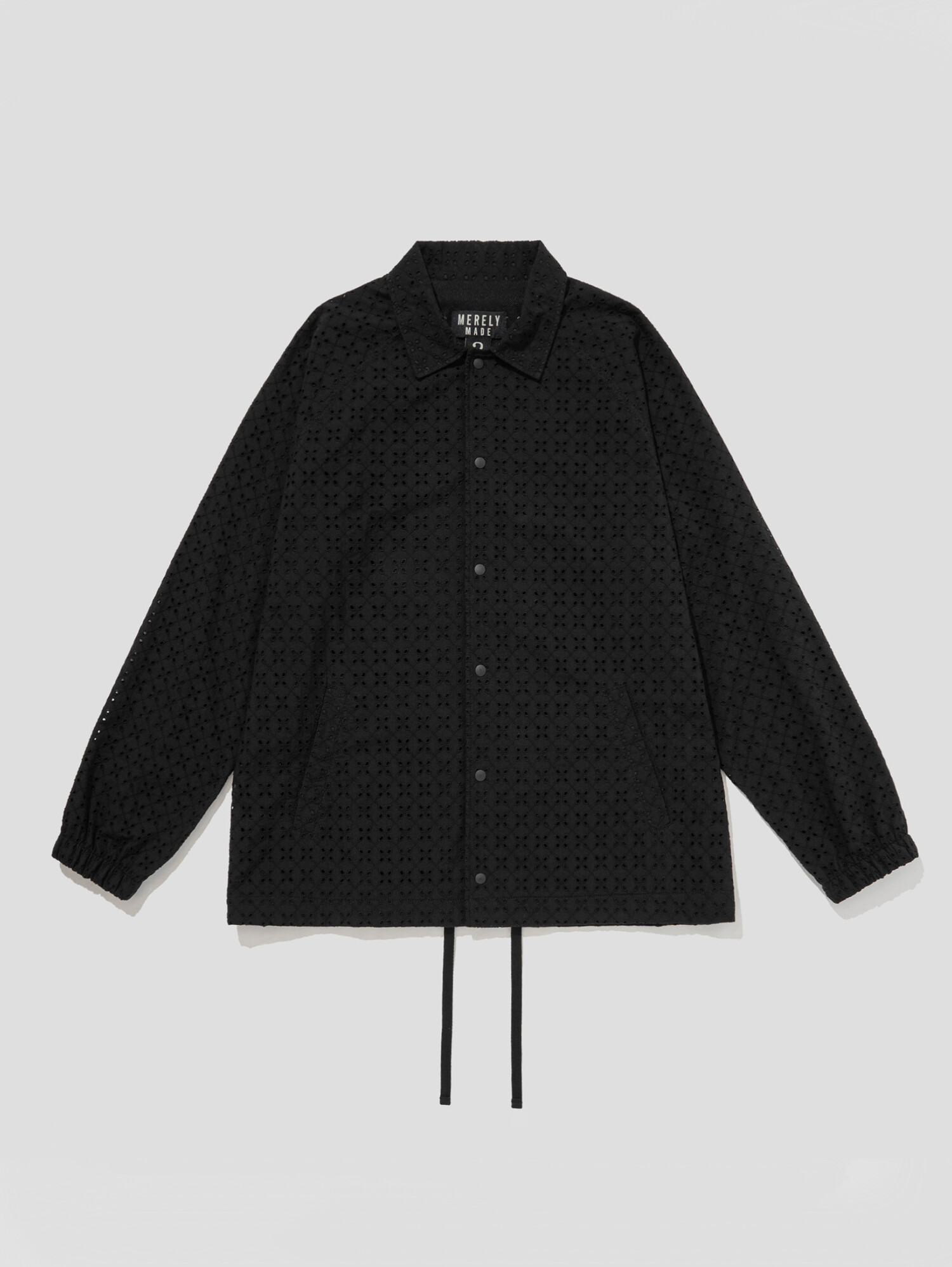 ジャケット・アウター MISBHV flower coach jacket M BLACK コーチジャケット【ブラック】 刺繍ワッペン WEDNESDAY GYM