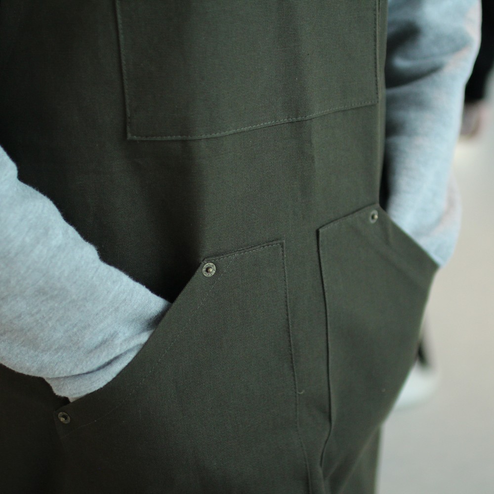 khaki apron
