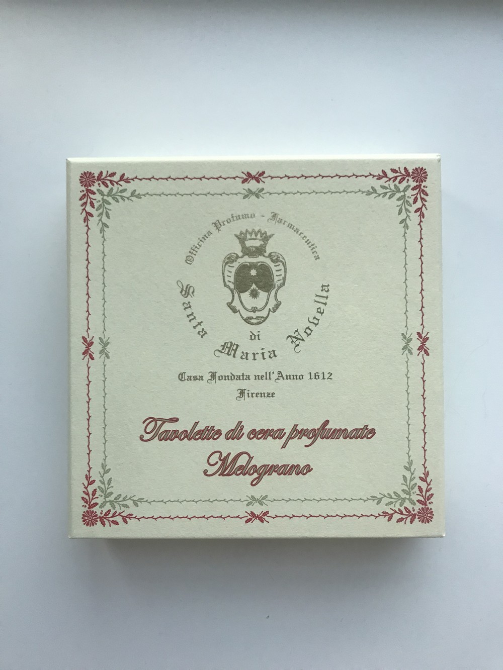 [마이쇼룸] 산타마리아노벨라 왁스 타블렛 Santa Maria Novella Tavolette Di Rosa