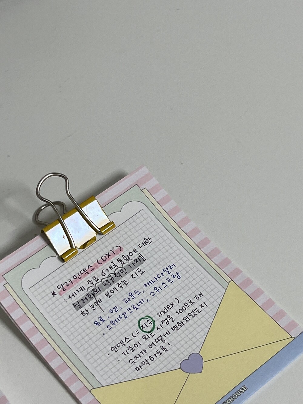 letter mini memo pads
