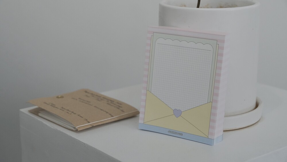 letter mini memo pads