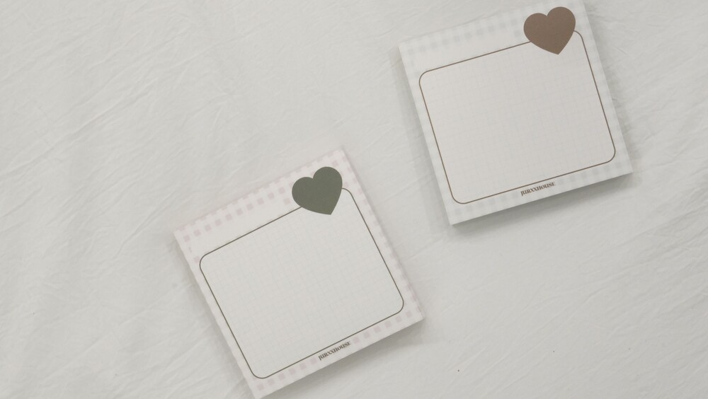 square memo pads