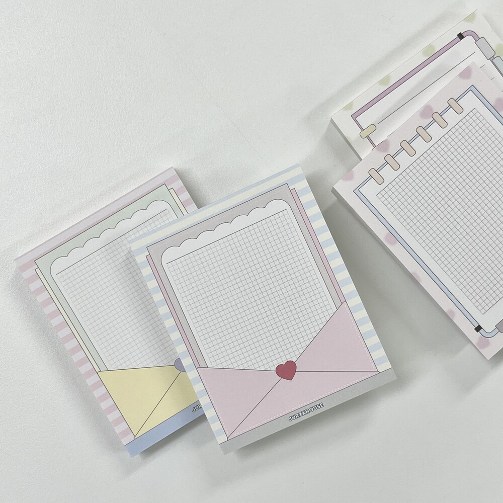 letter mini memo pads