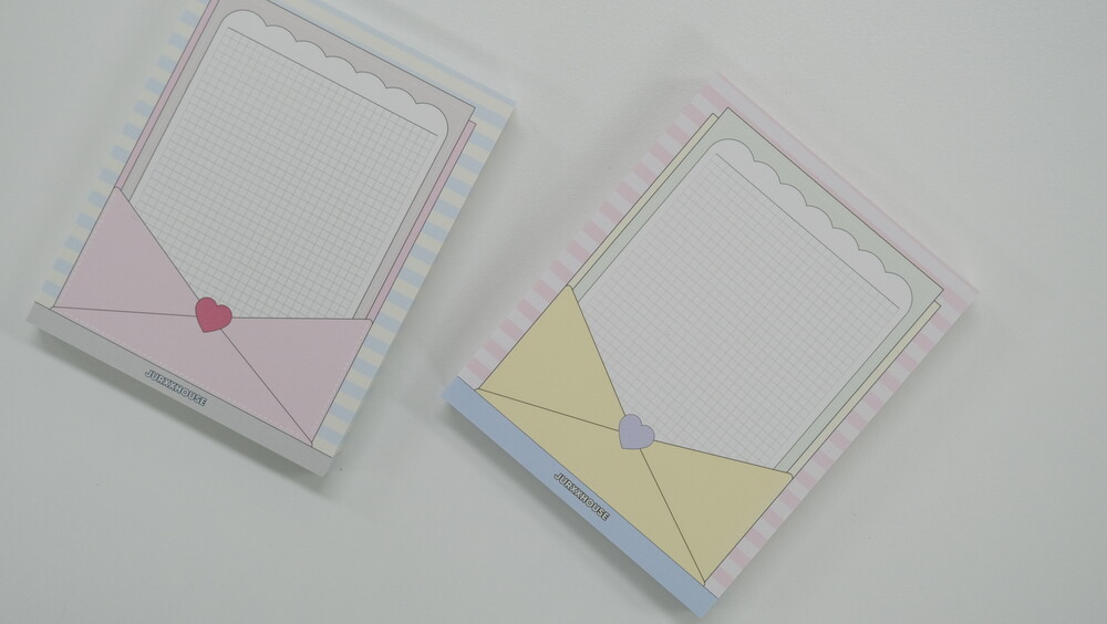letter mini memo pads