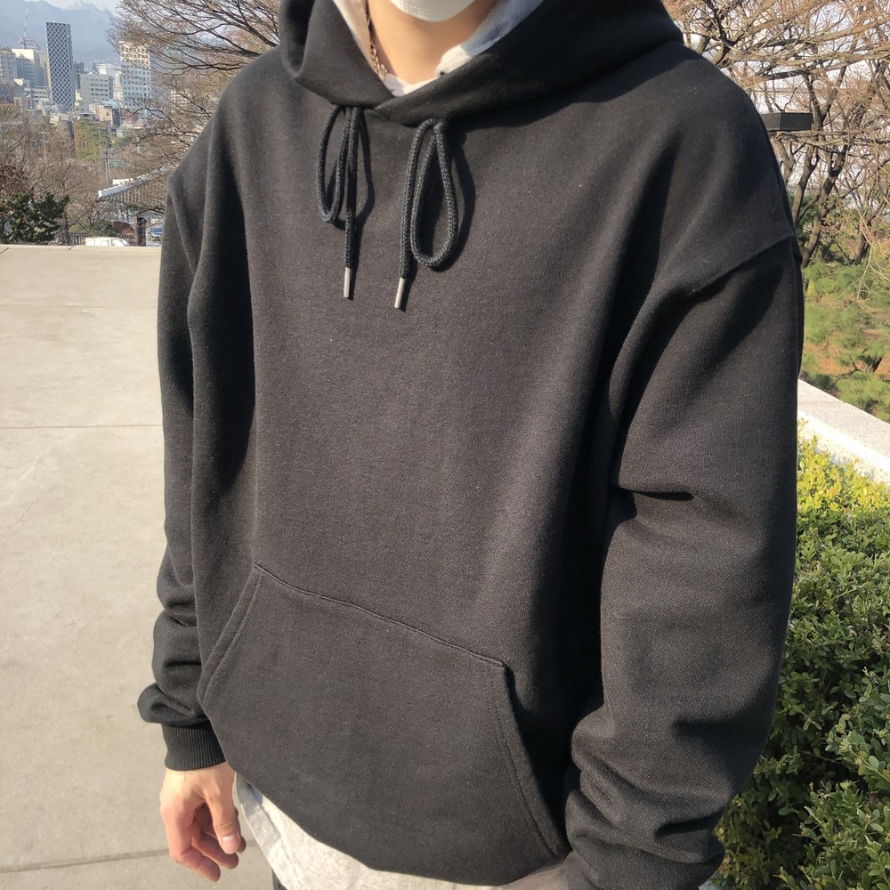 Oversized heavy cotton hoodie