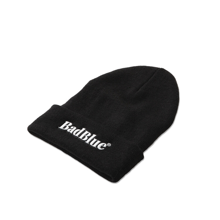 BadBlue 3D Logo Beanie Black