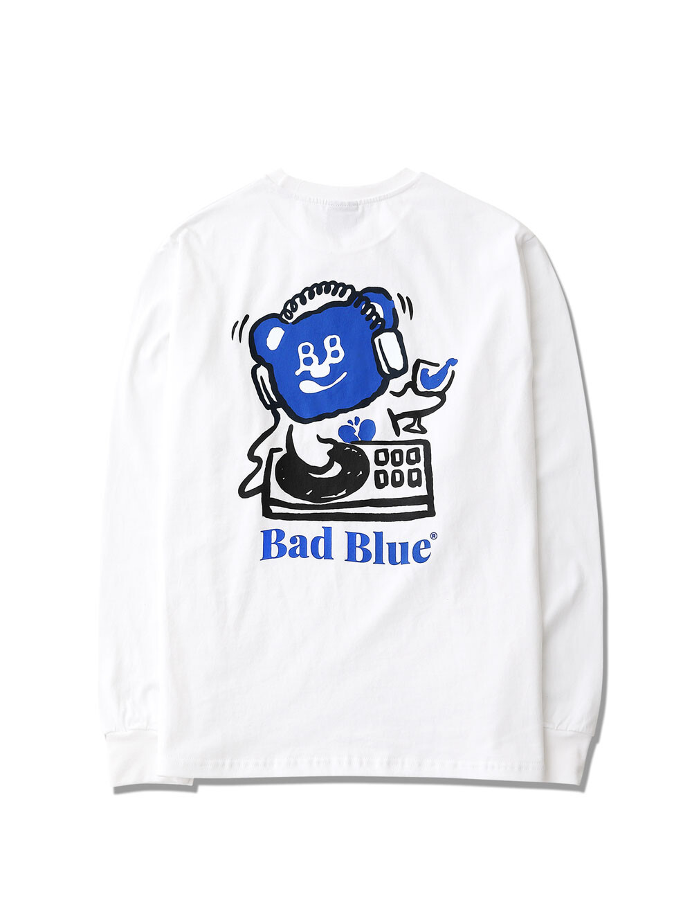 ★Bad Blue★ Berry BadBear Tee White Red Velvet Wendy) [Bad Blue] BadBear Crop Tee/Tee (White