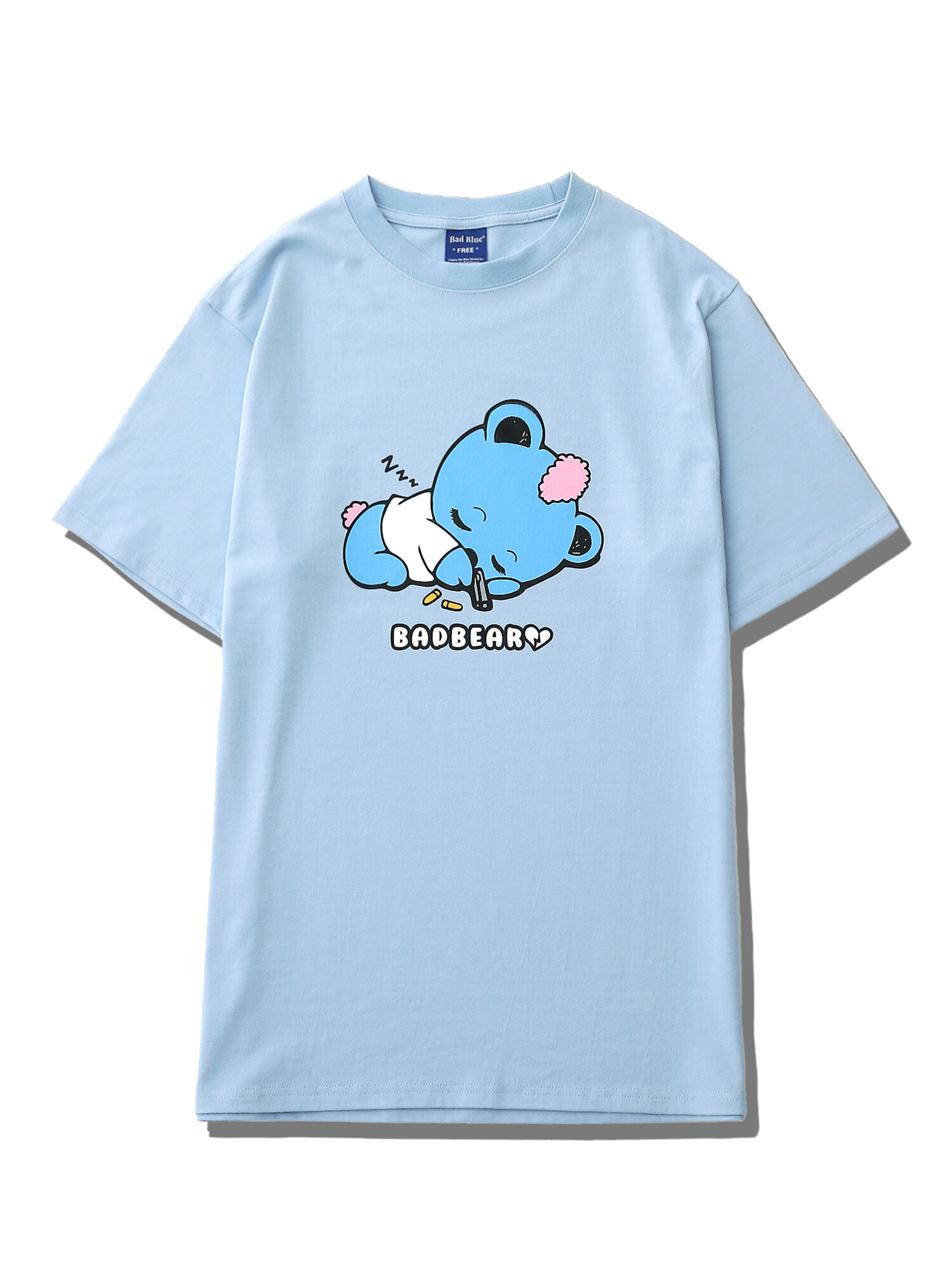 ★23SS★【Bad Blue】★Baby BadBear Oversized Te.e★ ☆23SS☆【Bad Blue】☆Baby BadBear Oversized Te.e☆ (Bad