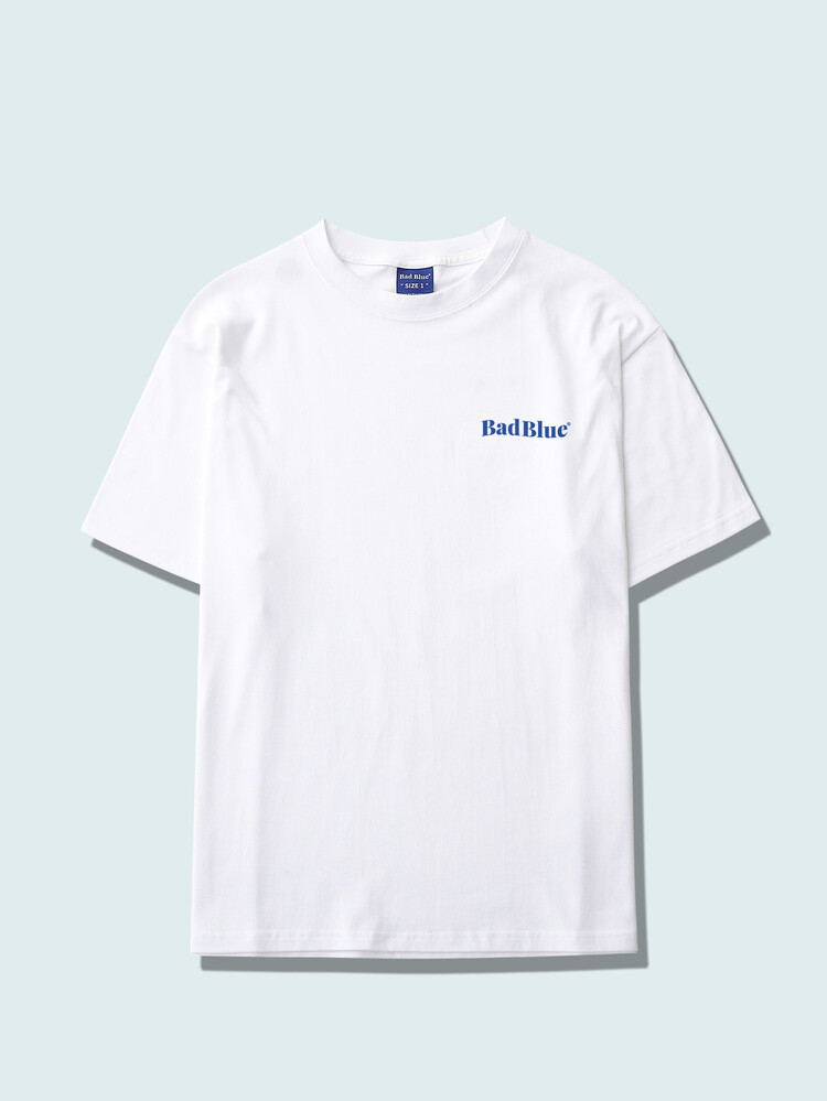 人気定番の 韓国アイドル着用BadBlueBadBear Graphic White Tee