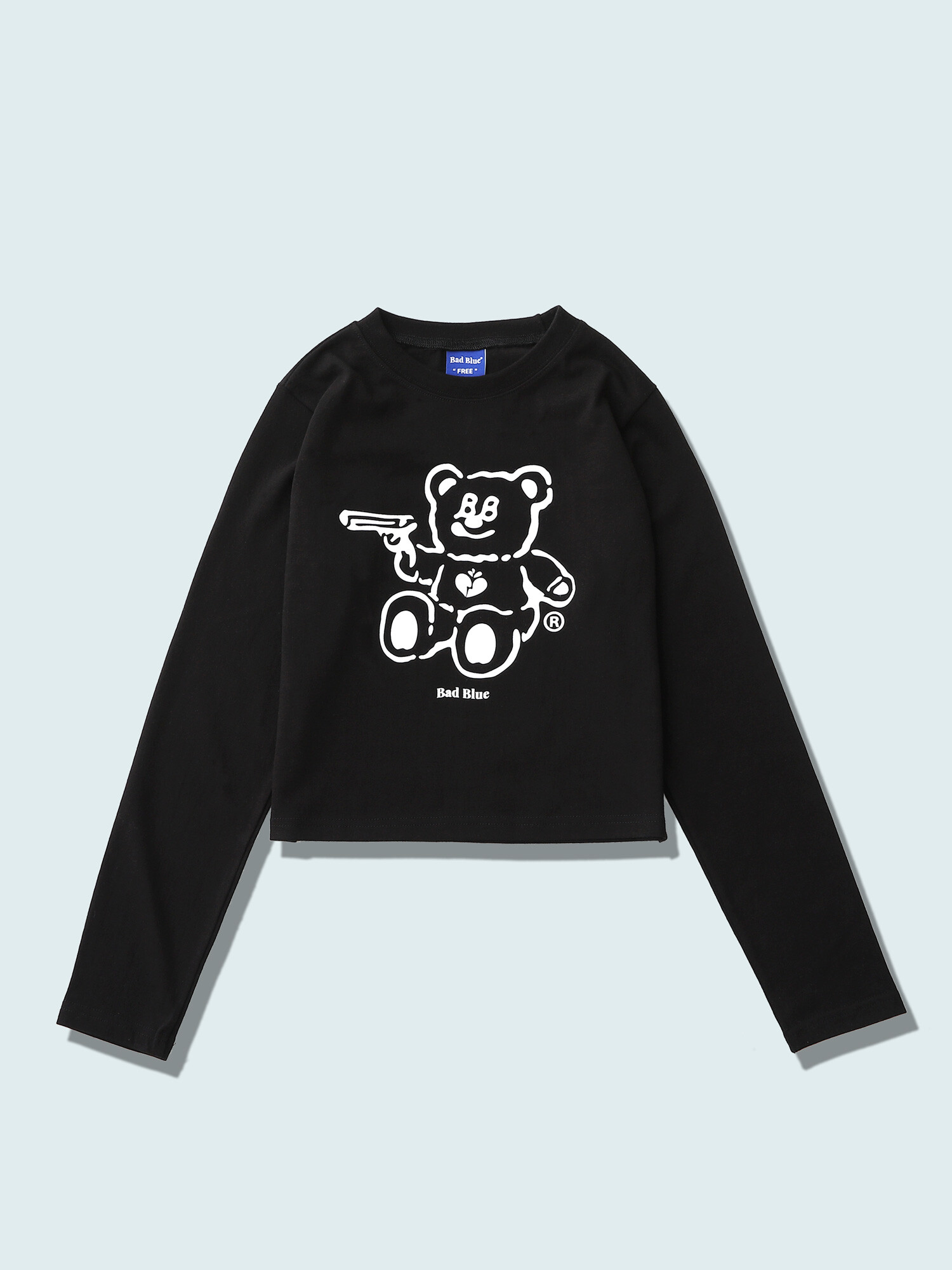 BadBear Crop Top Black