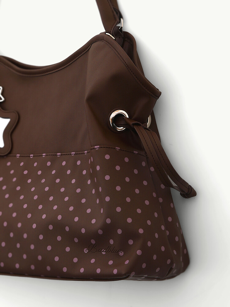 Chocolate Blush Mori Dimsum Bag