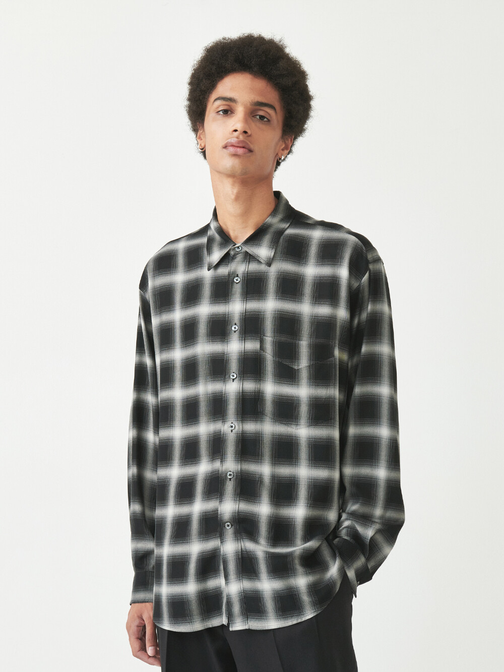 subculture OMBRE CHECK SHIRT サブカルチャー 3 格安販売 オンライン ...