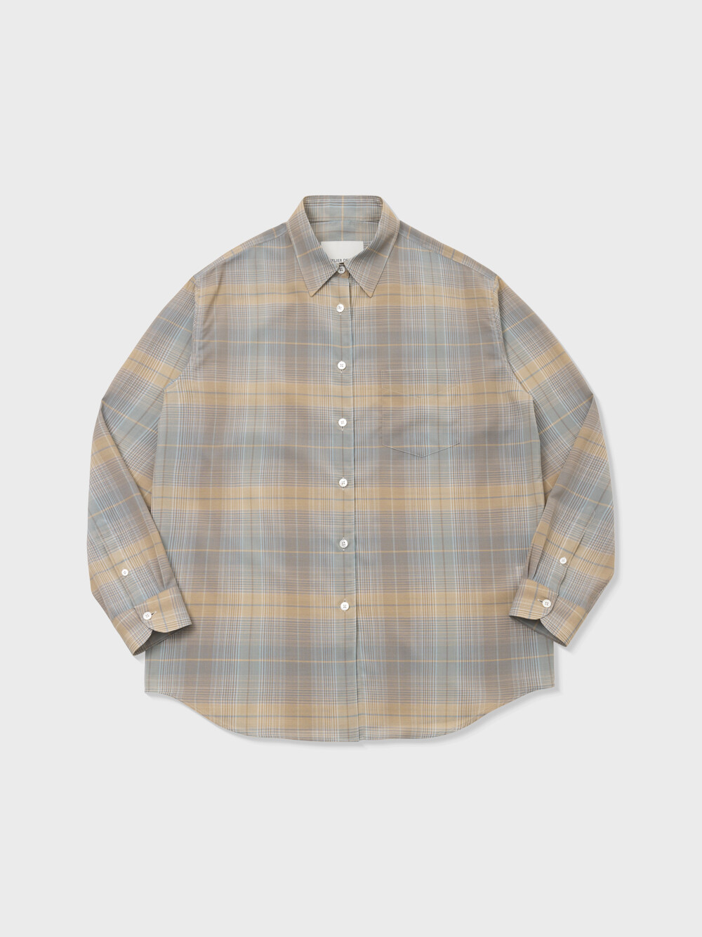 subculture WOOL CHECK SHIRT IVORY シャツ SWIPES / SUBCULTURE/サブカルチャー 通販-正規取扱店/SWIPES-スワイプス