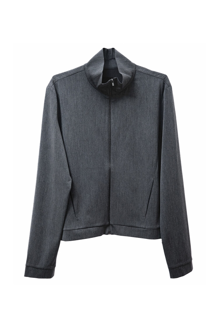 iSHII x müdule fatigue neck zip I SHII ishii x müdule] fatigue neck zip