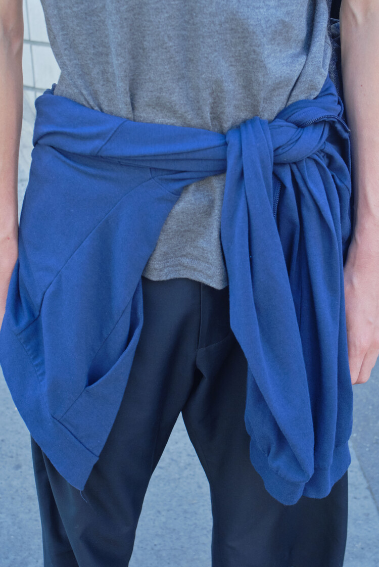 008] lounge hoodie zip /night