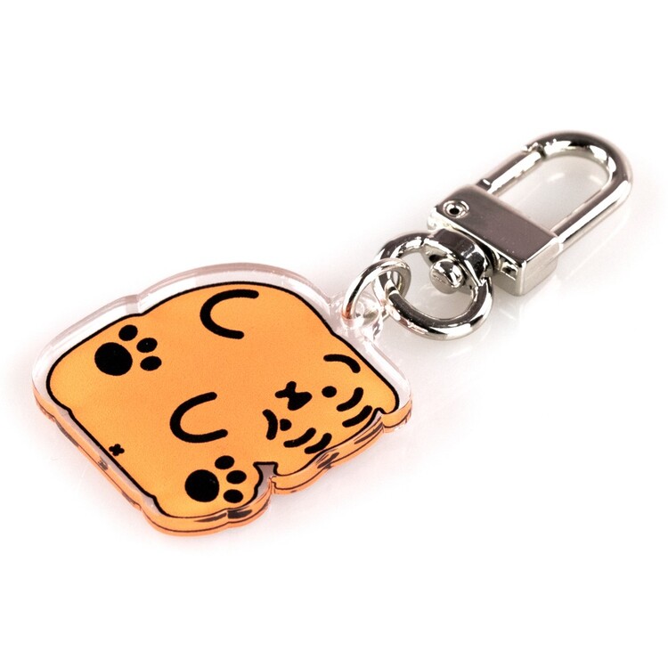 SQUARE TIGER KEY RING