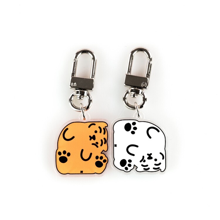 SQUARE TIGER KEY RING