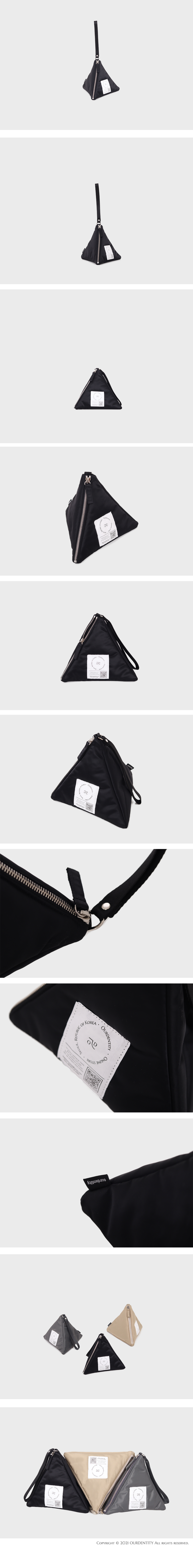 Triangle mini bag Black