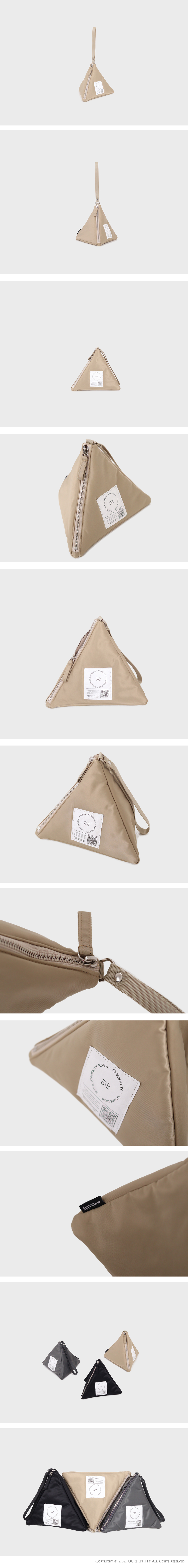 Triangle mini bag Beige