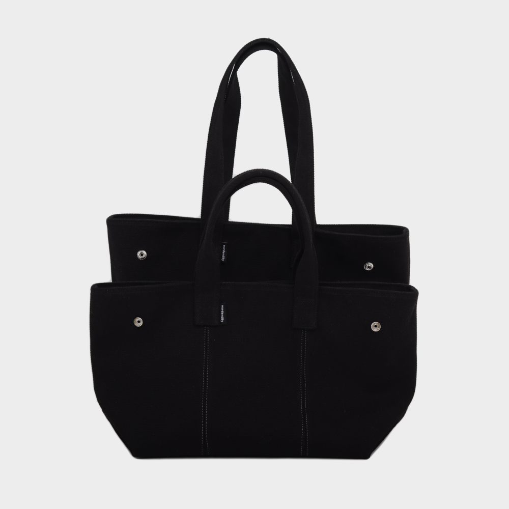 Heavy canvas [ Shoulder bag ] Black