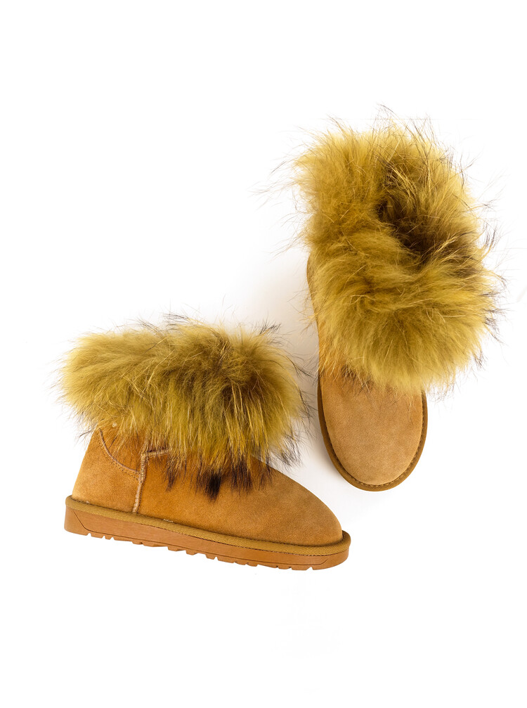 Shaggy fur ugg boots sale