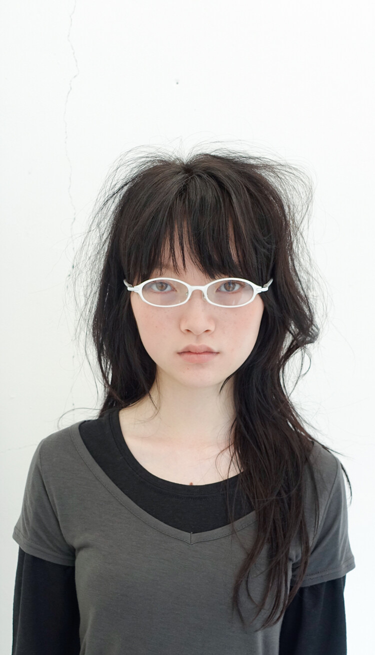 【fa.er.ie】mono square light glasses mono square light glasses
