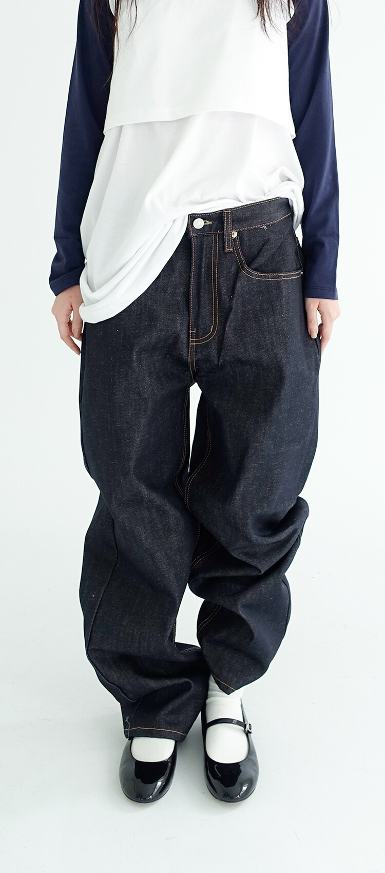★fa.er.ie★classic manish raw denim★正規品/韓国送料込 classic manish raw denim