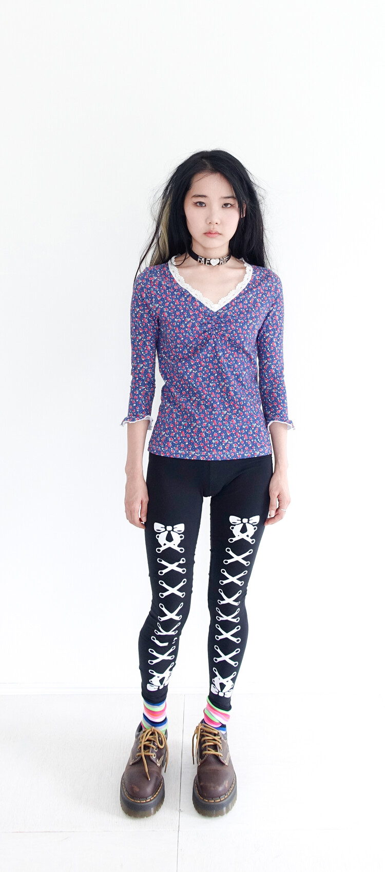 【fa.er.ie】 little strawberry lace top ♥3Color 8차☆[F.E.E.S] little strawberry lace top (navy)