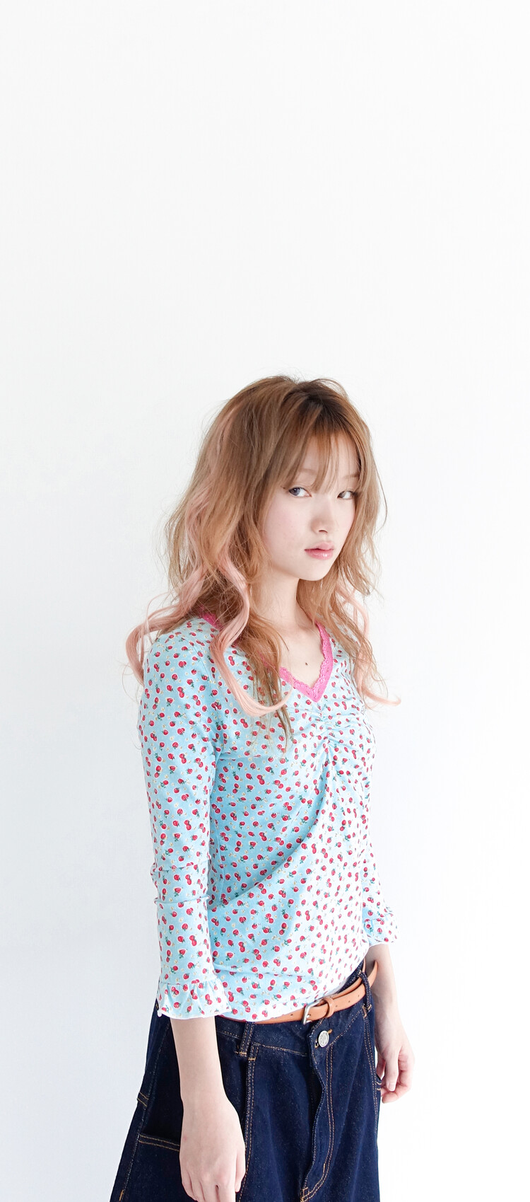 【fa.er.ie】 little strawberry lace top ♥3Color 20차☆[F.E.E.S] little strawberry lace top (mint)
