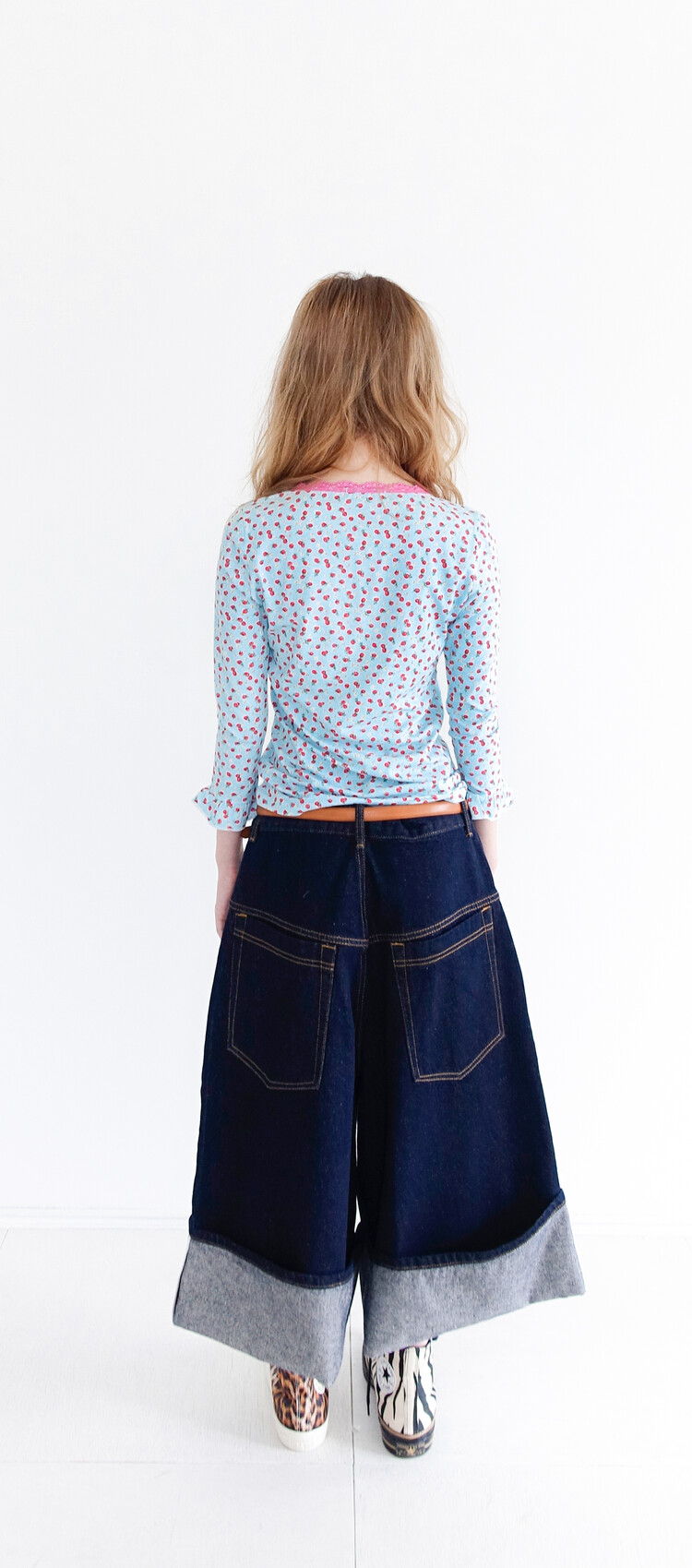 【fa.er.ie】 little strawberry lace top ♥3Color 8차☆[F.E.E.S] little strawberry lace top (navy)