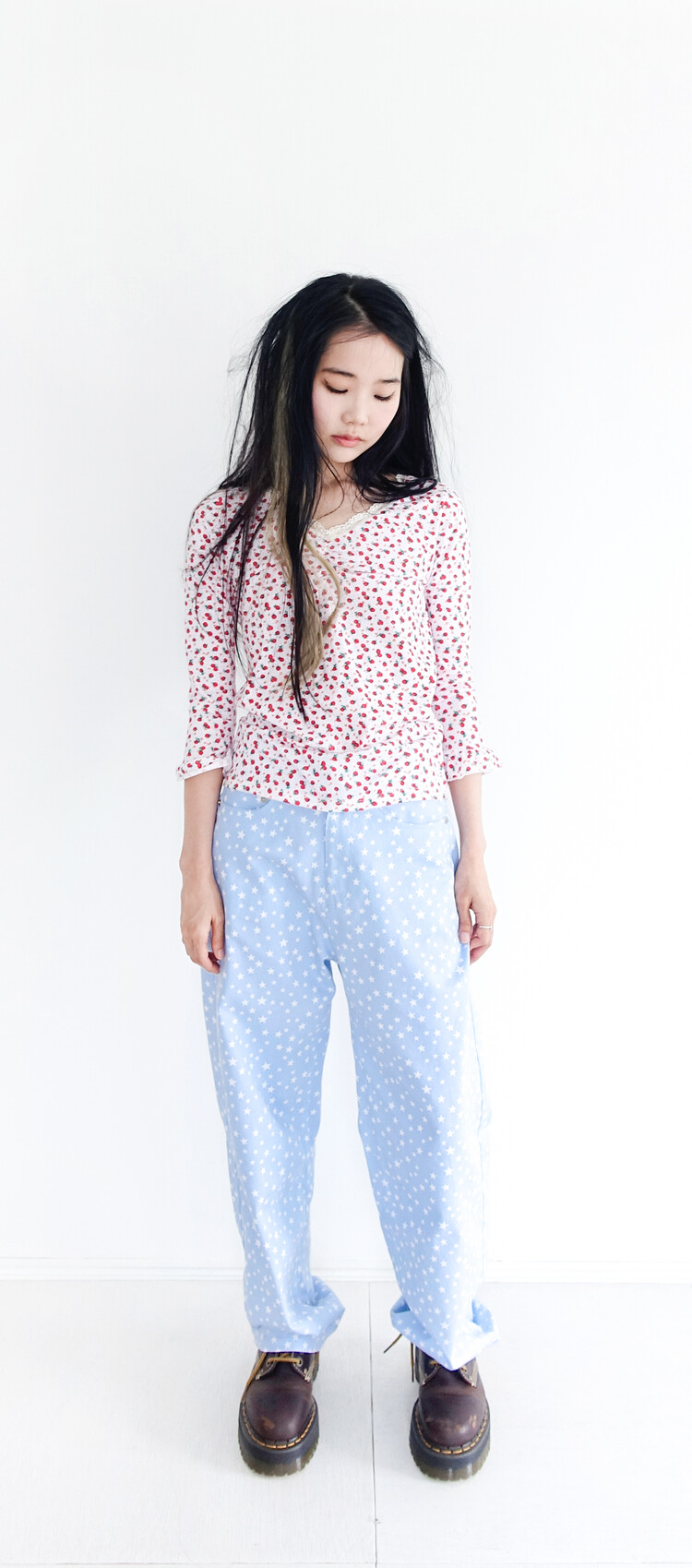 ★fa.er.ie★little strawberry lace top (ivory)★韓国送料込 image_1724406240469.jpg