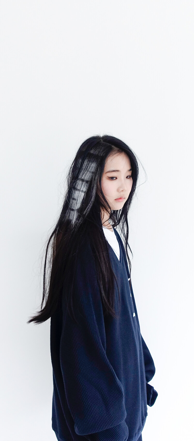 shop faerie waffle boxy MTM (navy)