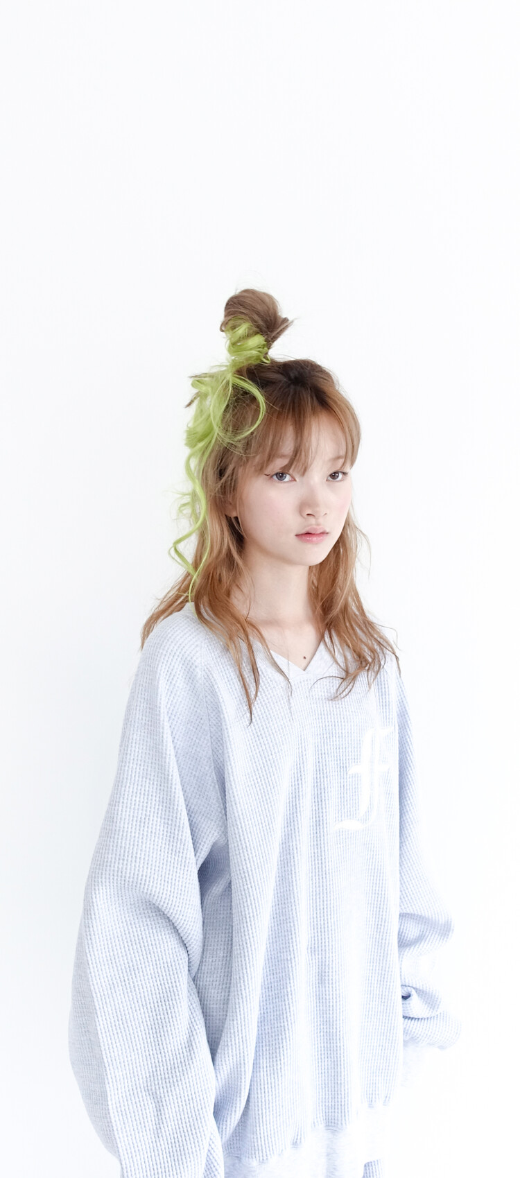 11차☆[F.E.E.S] waffle boxy MTM (melange grey)