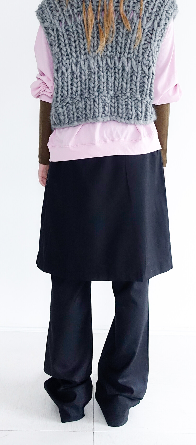 【fa.er.ie】classic layered skirt+pants classic layered skirt+pants