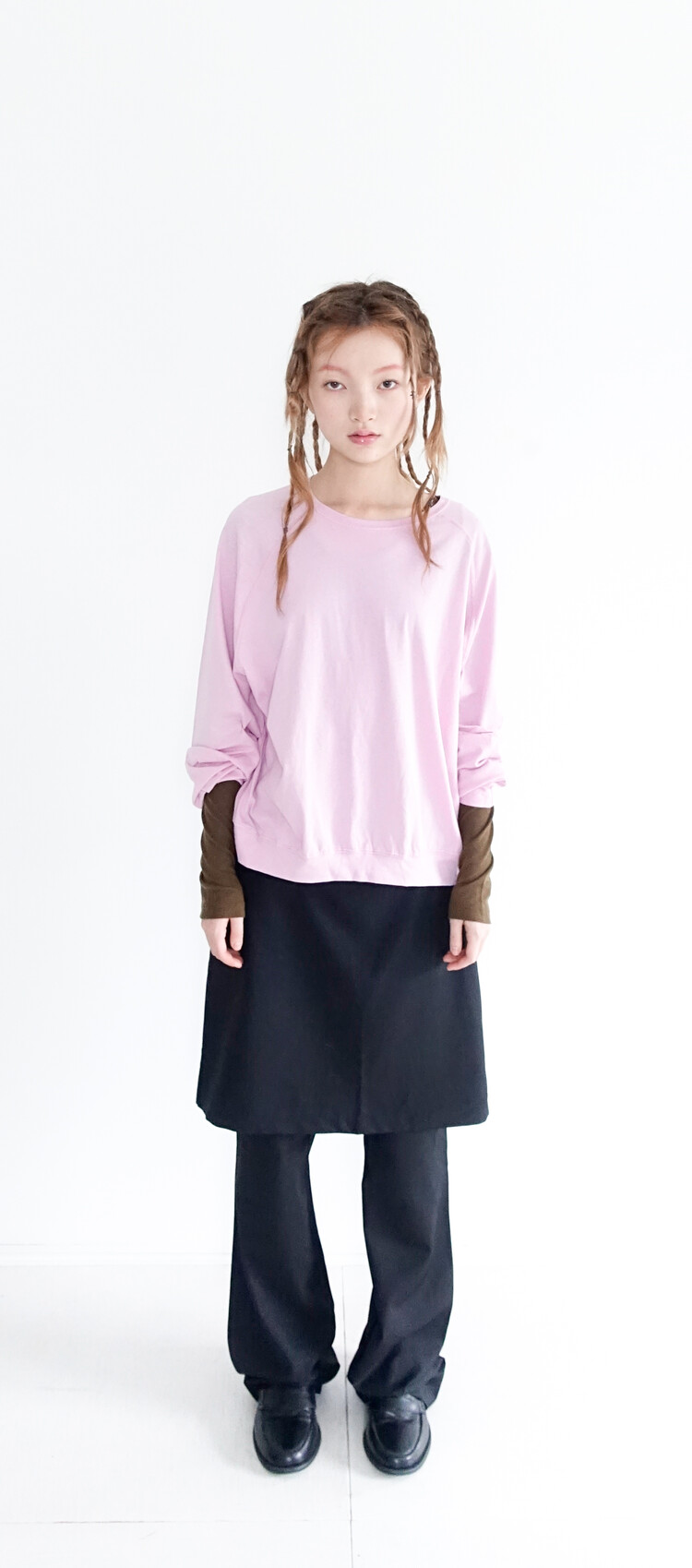【fa.er.ie】classic layered skirt+pants classic layered skirt+pants