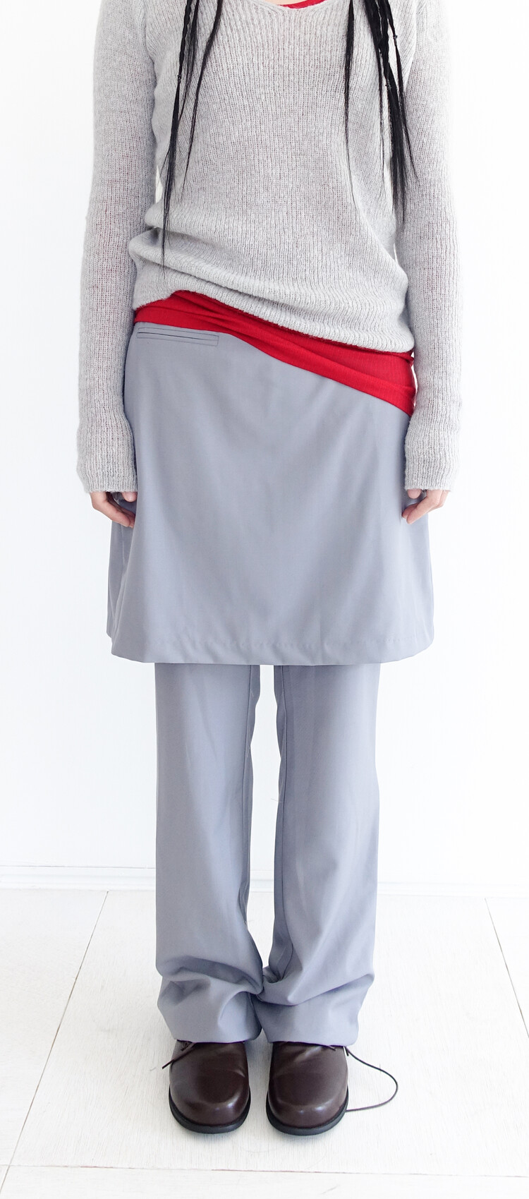 【fa.er.ie】classic layered skirt+pants classic layered skirt+pants