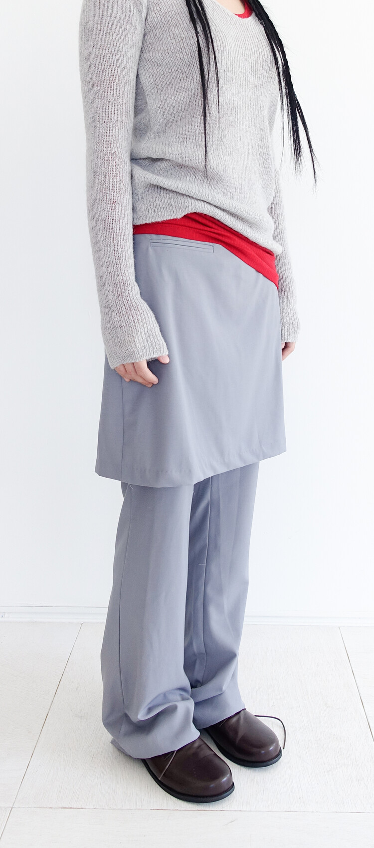 【fa.er.ie】classic layered skirt+pants classic layered skirt+pants