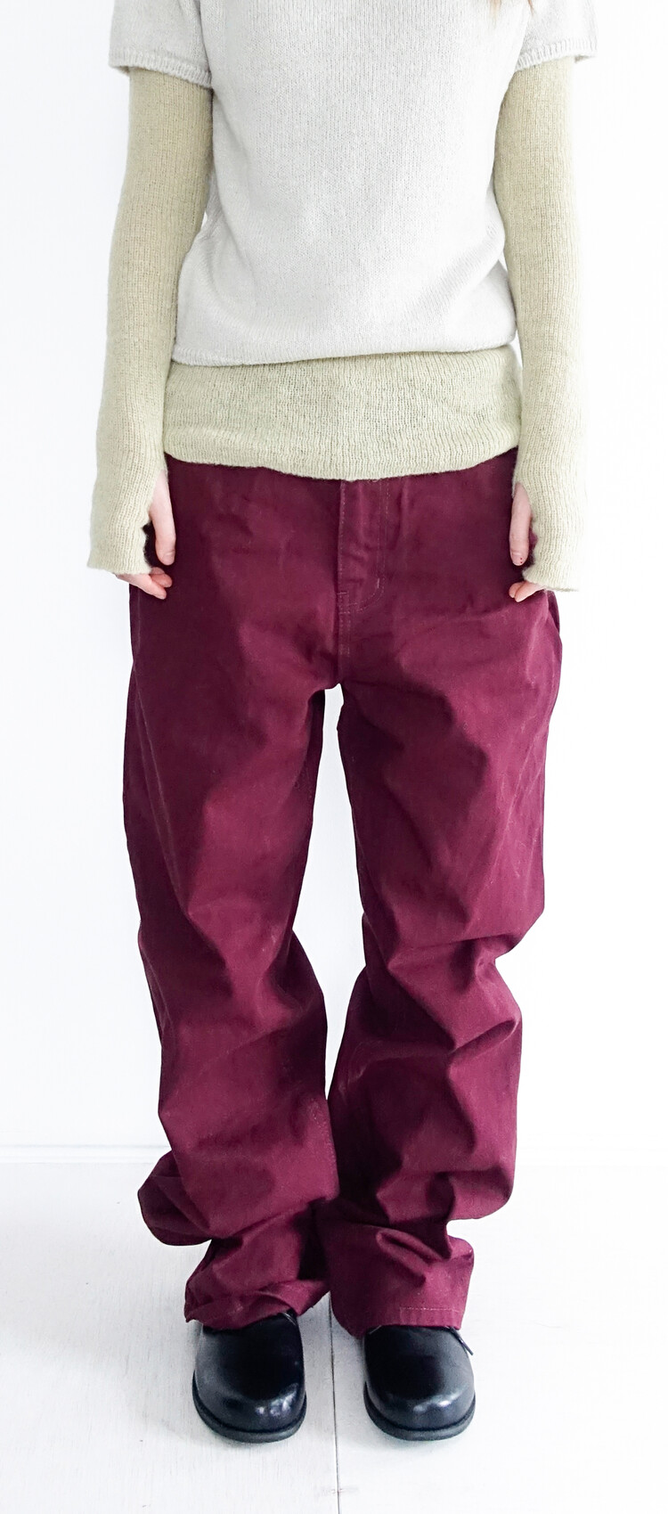 ★fa.er.ie★back line cotton pants★正規品/韓国送料込 back line cotton pants