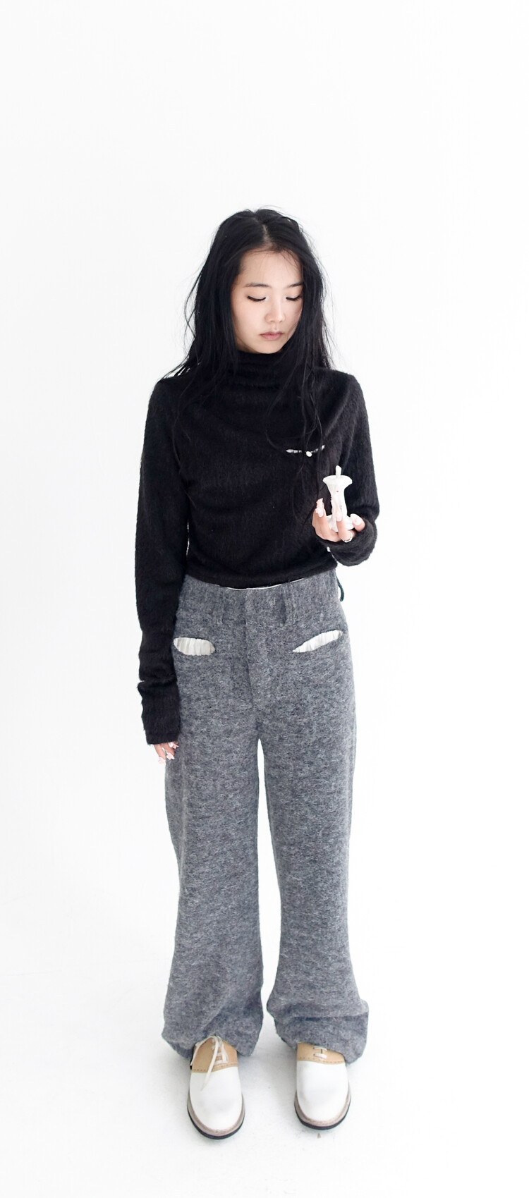 【fa.er.ie】fluffy easy jogger pants 2차☆[fa.er.ie] fluffy easy jogger pants (grey)