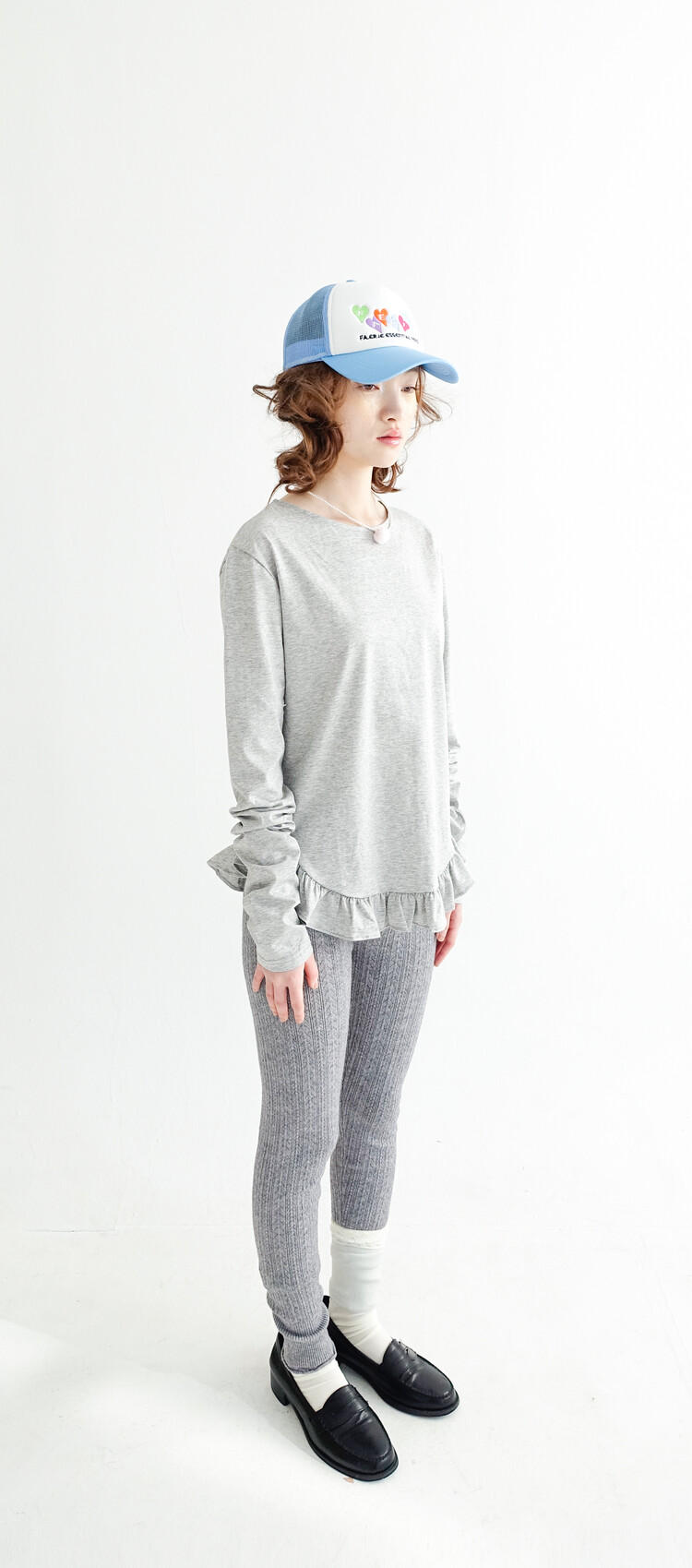【fa.er.ie】tencel frill long top tencel frill long top